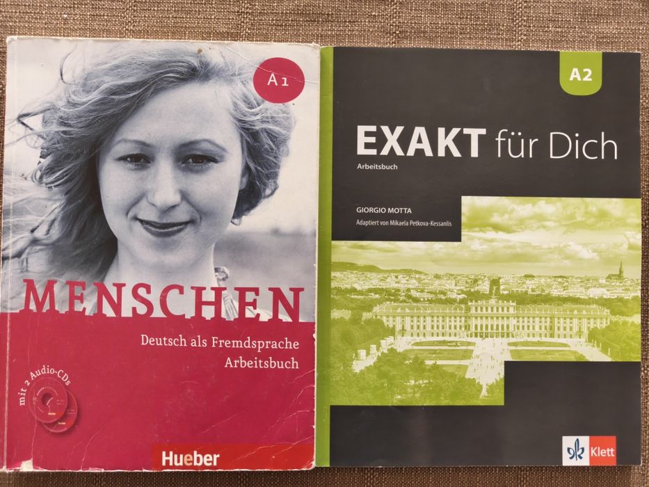 Учебни тетрадки по Menschen A1 и EXAKT fur Dich А2