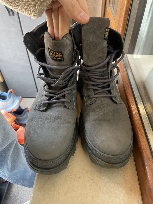 Боти G-star RAW сив цвят