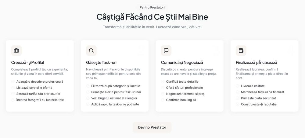 Vând afacere platformă web marketplace servicii locale + domeniu .ro