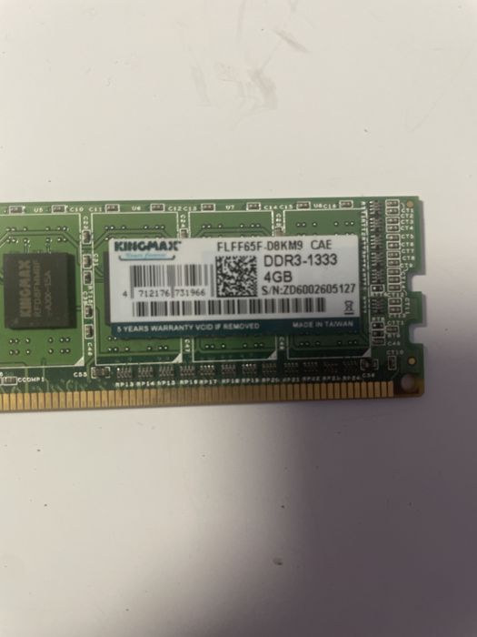 Memorie ram DDR3-1333 4GB