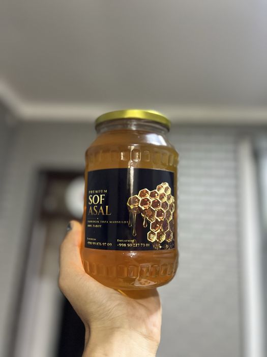 Premium Sof Asal – 100% Tabiiy va Ekologik Toza Asal!