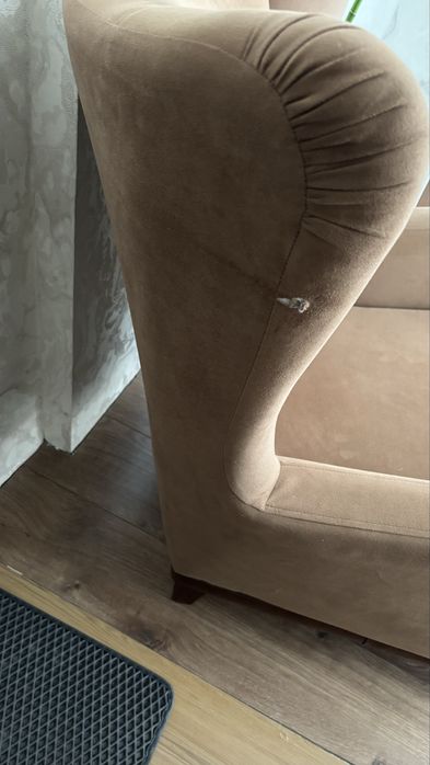 Кресло мягкое бу