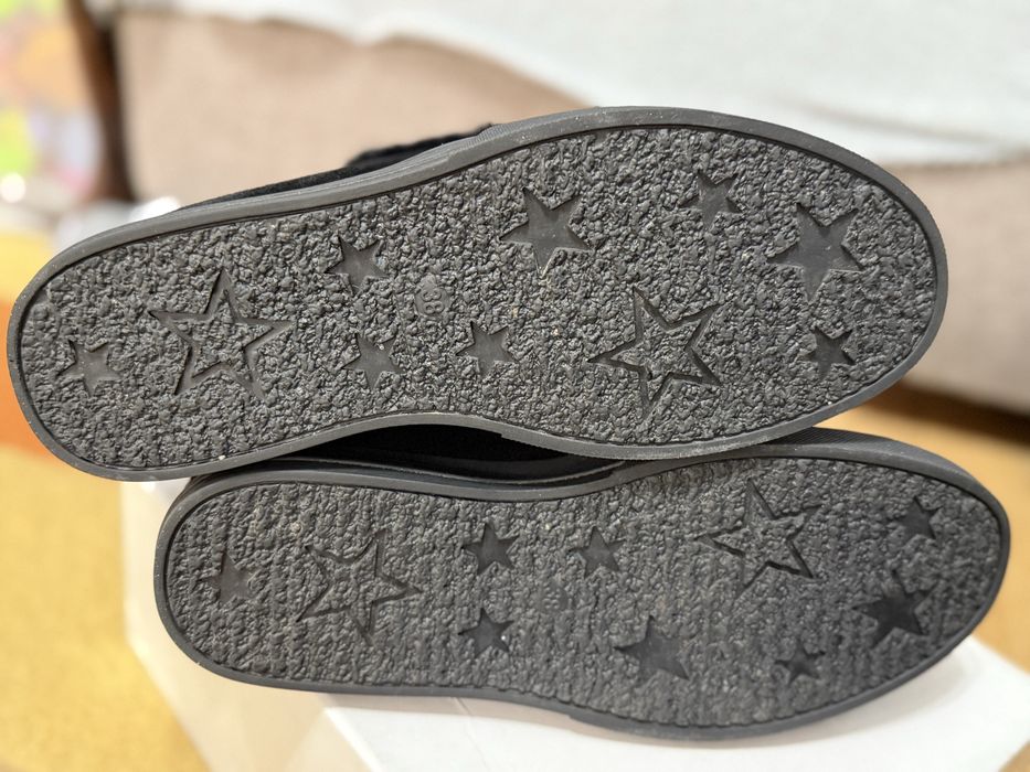 Зимние замшевые полусапожки