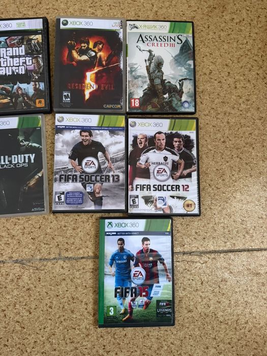 Продам игровые диски для ХБОКС 360
