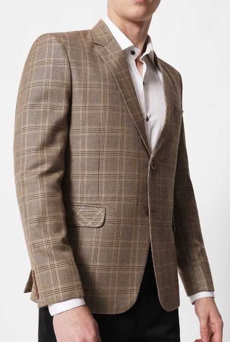 Sacou blazer slim 48 M casual Stafford London lana tweed carouri