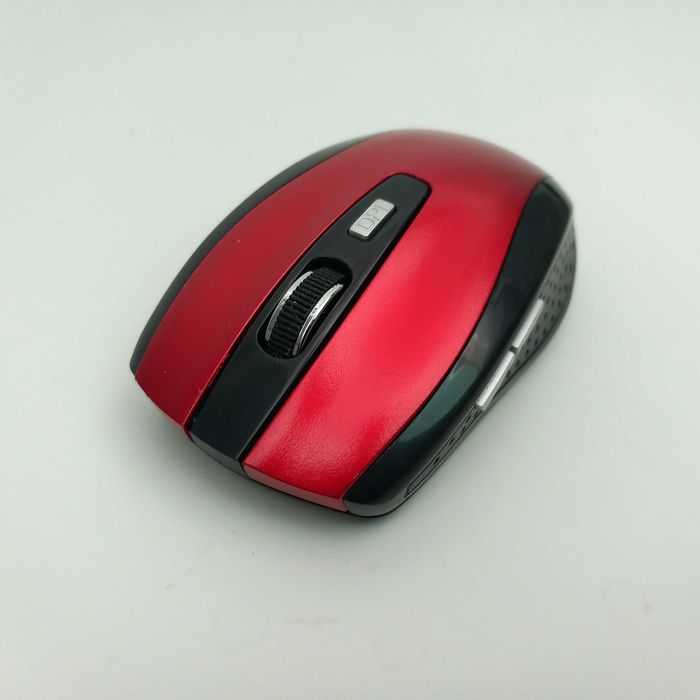 Безжична мишка червена