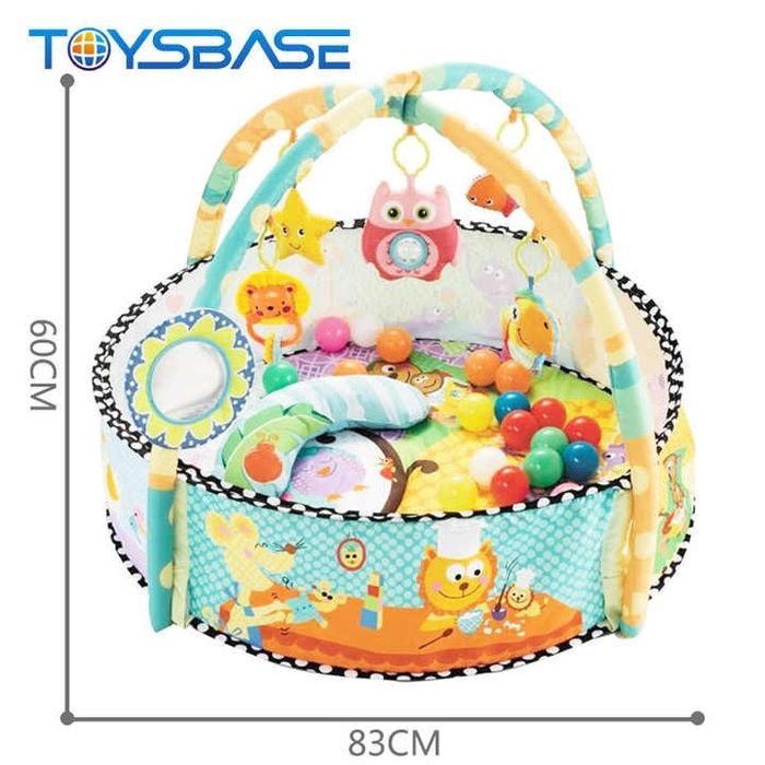 Большой круглый игровой тренажерный зал, игрушка с мячом детский