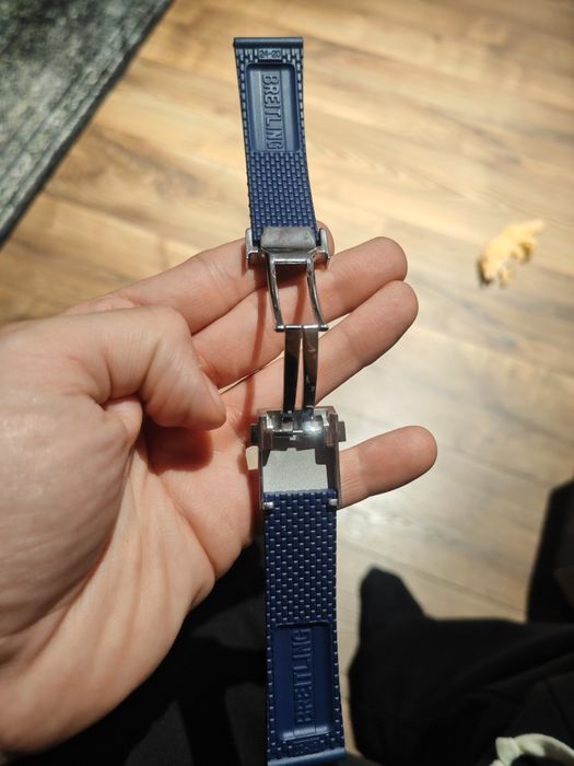 Bratara Ceas Breitling Rubber Albastră