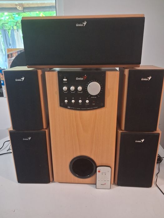 Sistem genius 5.1,5000 cu telecomanda