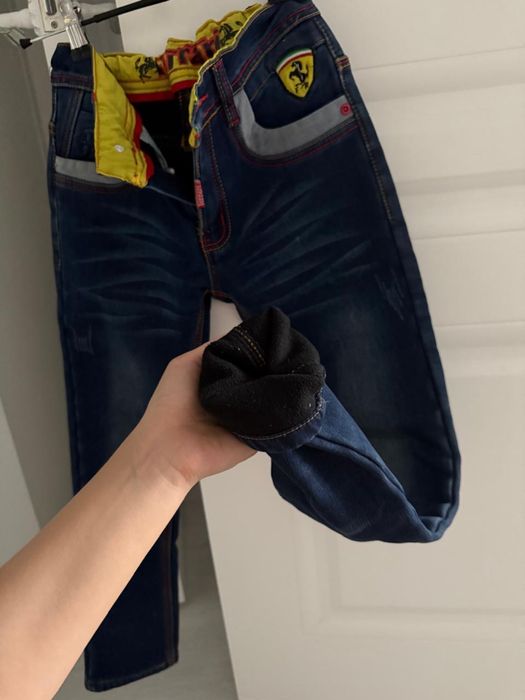 Утеплённые джинсы