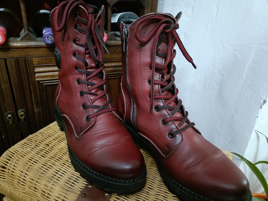 Дамски боти естествена кожа