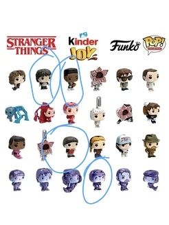 Обменяю фигурки которые отмечены синим и Эдди тоже можно обменять на в