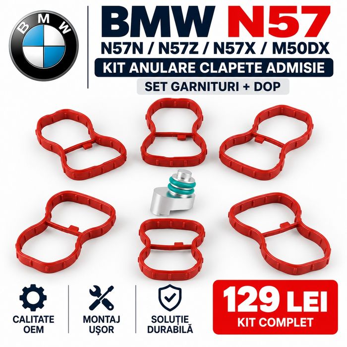 Kit anulare clapete admisie BMW N57 N57N N57Z N57X + garnituri