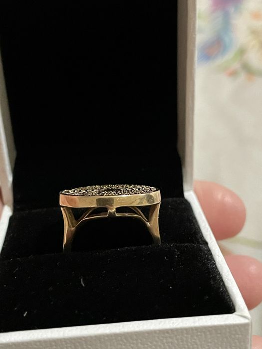 Златен кабала пръстен