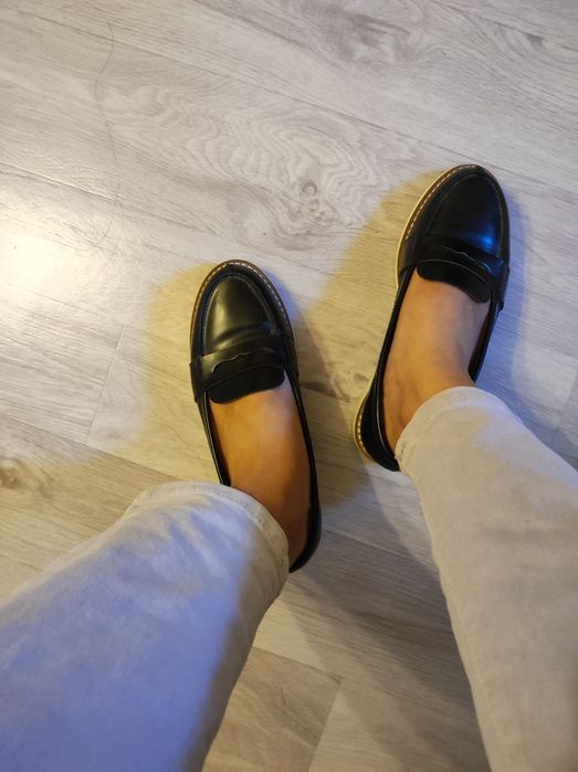 Лоферы из кожи 36