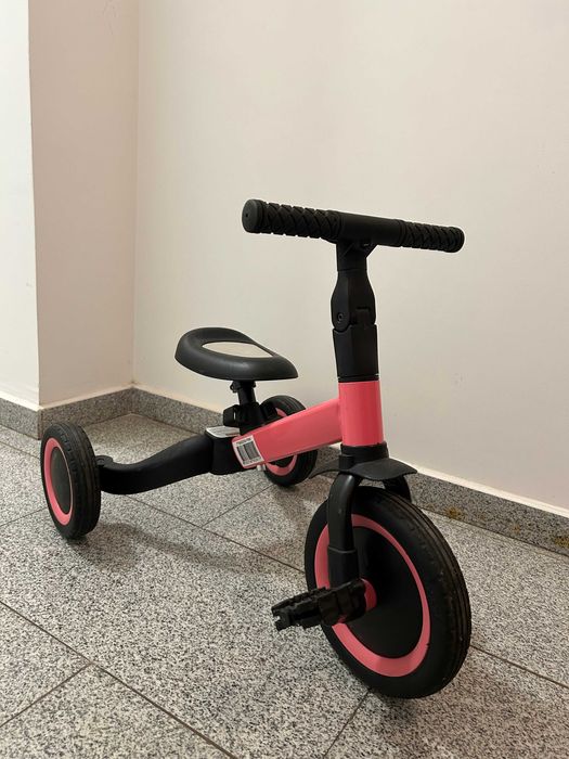 Детско колело с три функции: триколка; двуколка или балансиращо колело