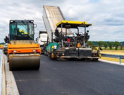 Укладка асфальта