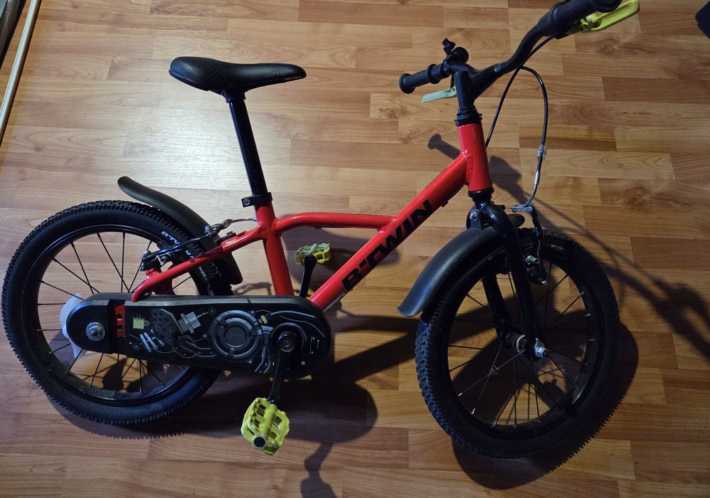 Vand bicicleta B'TWIN 16 INCH 4-6 ANI 900 RACING ROȘU