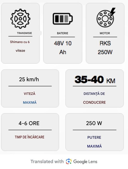 Bicicleta electrica RKS XR6