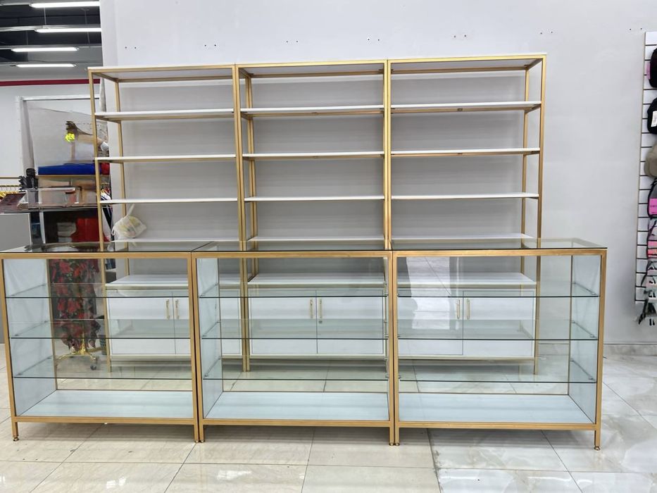 Продается стеллажи и витрины новые Yangi vitrina va sellajlar sotiladi