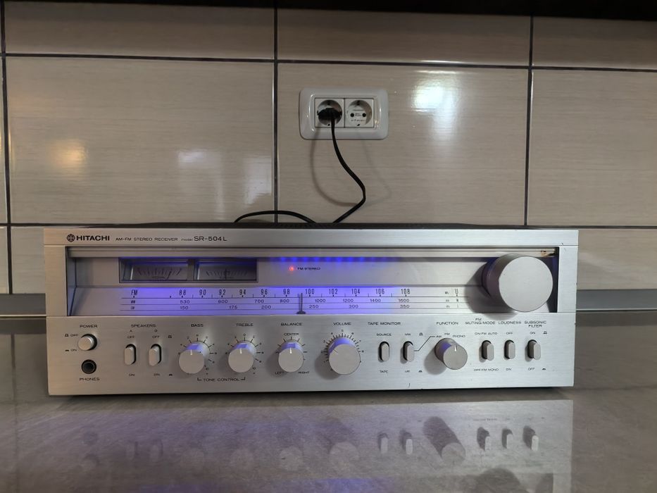 Amplificator Hitachi SR 504 L amplituner tuner made in Japan