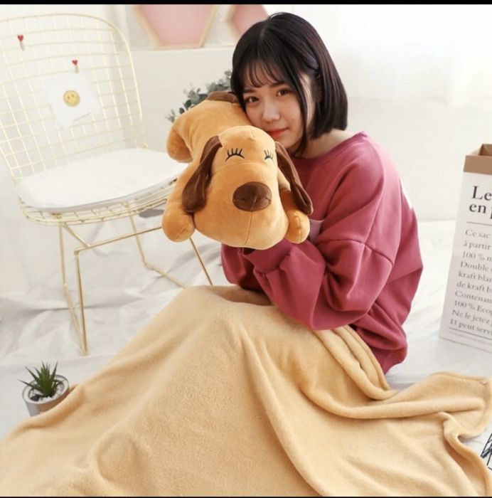 Игрушки для детей и взрослых подушки с одеялом