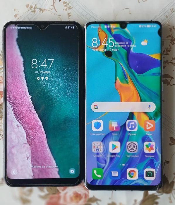 Huawei p30 pro.Galaxy A10 и Galaxy A03