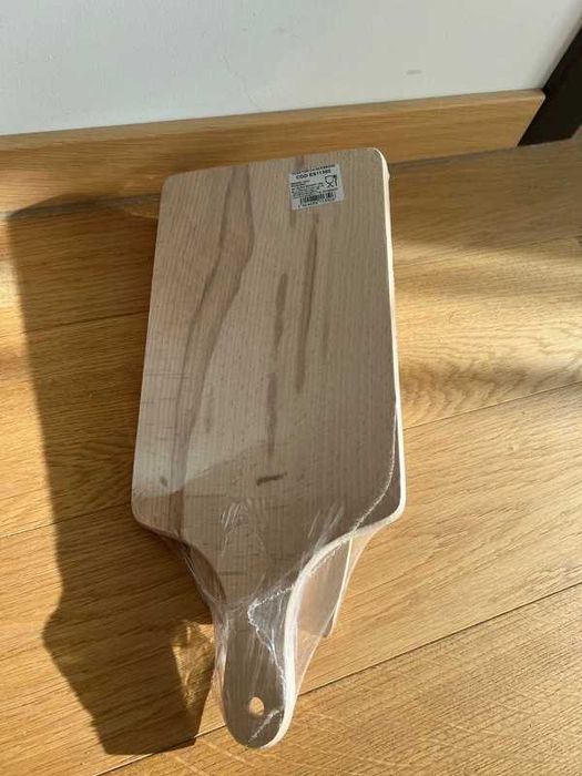 Set de ustensile de bucătărie artizanal cu tocător și accesorii d lemn