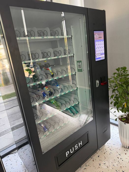 Kofe aparati va vending apparatlari (snek va ichimlik uchun) sotiladi