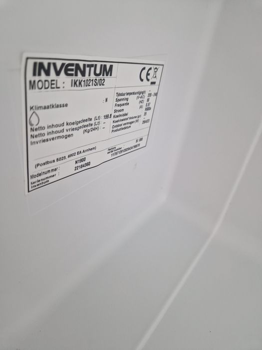 Хладилник за вграждане Inventum A++ 102 см