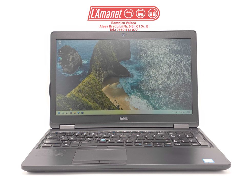 Laptop 15.6" FHD Dell Latitude 5580 i7-7820HQ 8GB 512GB GT 940M