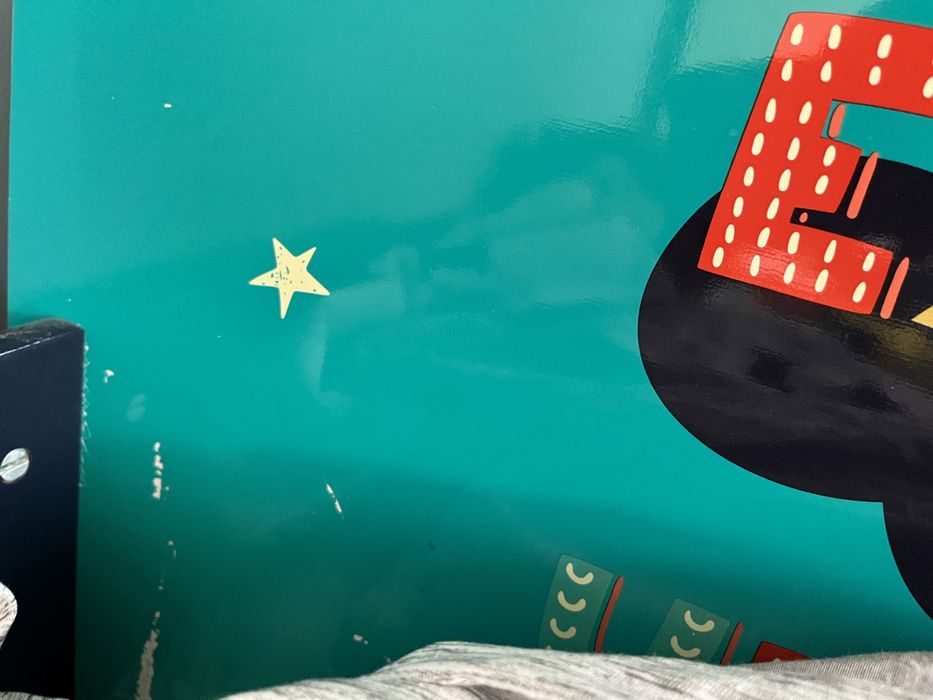 Детско легло + дъска за писане U-Grow Космос