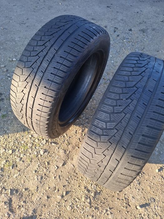 Vand 2 anvelope 215 55 16 hankook de iarna bune dot 2020