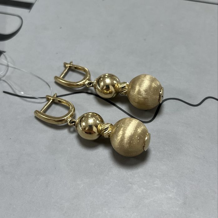 Золотые серьги/Рассрочка без процентов/Bari Bar shop