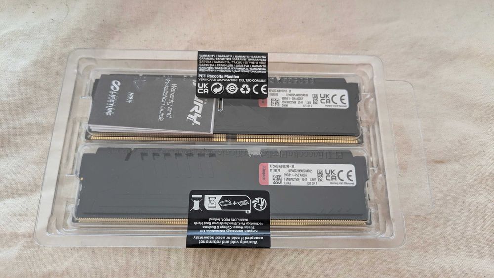 Kingston FURY Beast Black 32GB (2x16GB) 6000MT/s DDR5