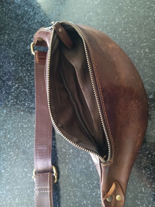 Продам барсетку, натуральная кожа