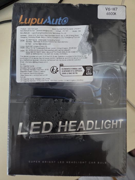 Becuri led h7 6500k