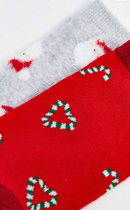 Set șosete - Livrarea 5 lei - NOI - 2 perechi - de Craciun