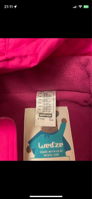 Salopeta iarna  fetite