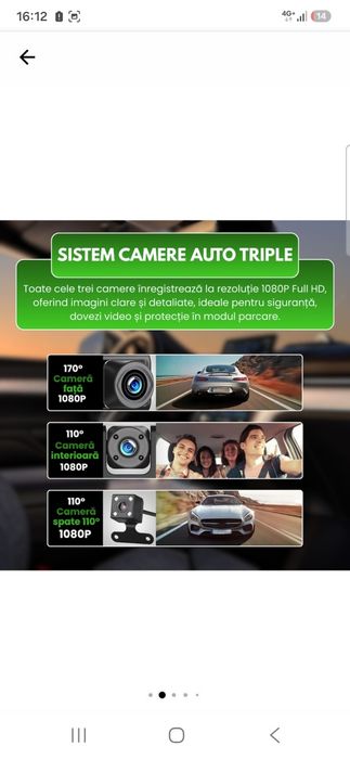 Camera auto de bord