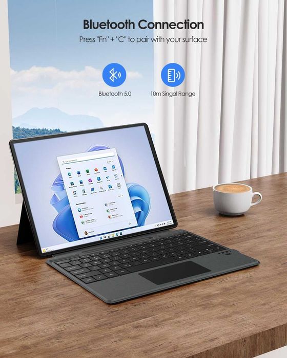 Tableta laptop Microsoft Surface Pro9,intel core I5,platinium,sigilat