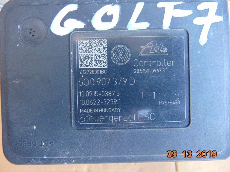 Pompa ABS VW Golf 7 Audi A3 8V Seat Leon cod 5q0614517c  Skoda Octavia 3 ECU abs