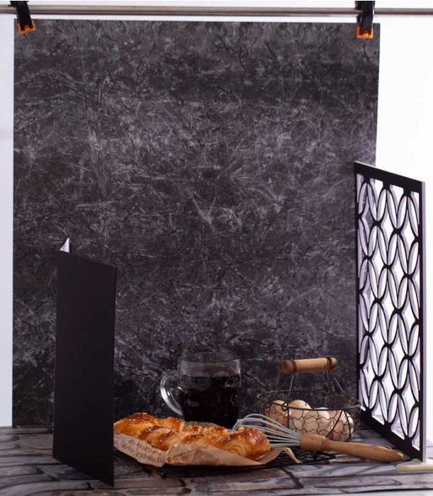 Фотофон для предметной съемки виниловый, текстурные двухсторонние.