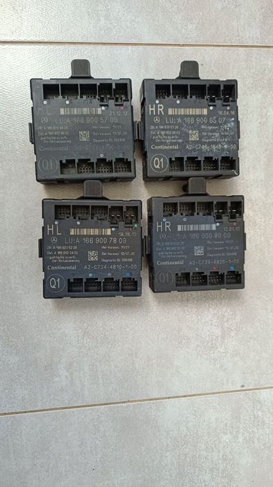 Управления за предни леви и предни десни врати ML/GL-166 и GLE/GLS 166
