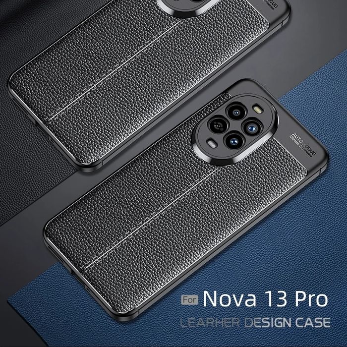 Huawei Nova 13 / 13 Pro / Кейс гръб кожена шарка