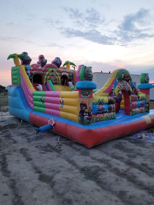 Надувной батут с компрессором