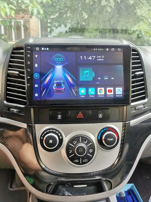 PROMO – Navigatie Android 15 Hyundai Santa Fe 2 – CarPlay QLED DSP