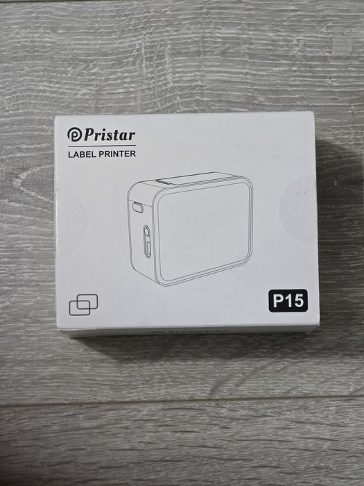 Imprimantă de etichete Pristar P15 Bluetooth, reîncărcabilă – albă