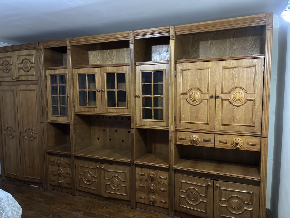 Mobilă living din lemn masiv-stare impecabilă-model clasic-Suceava