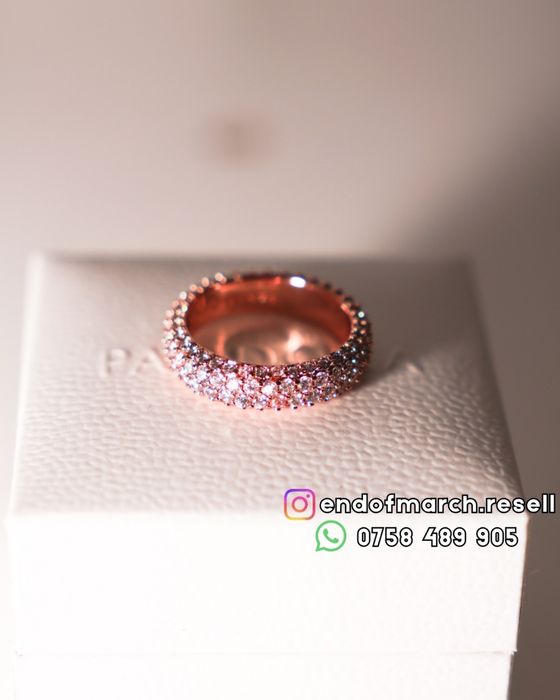 Inel Pandora Timeless Pave rose gold